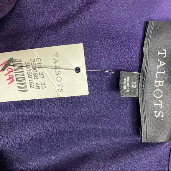 NWT Talbots Silk Beaded/Sequin Skirt - Picture 6 of 9